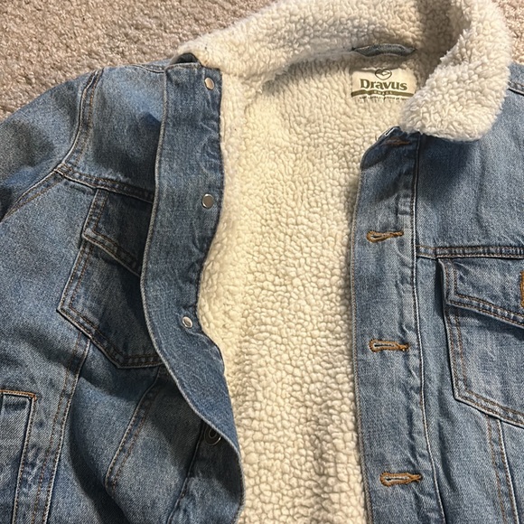 Dravus Men’s S Sherpa lined denim jacket - Picture 4 of 4